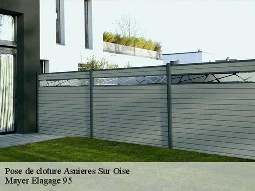 Pose de cloture  asnieres-sur-oise-95270 Mayer Elagage 95