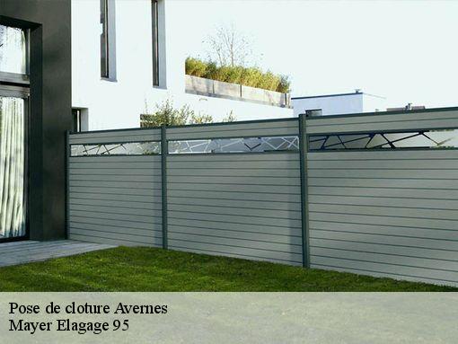 Pose de cloture avernes-95450 Mayer Elagage 95