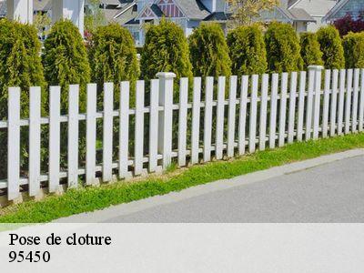 Pose de cloture 95450