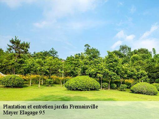 Plantation et entretien jardin  fremainville-95450 Mayer Elagage 95
